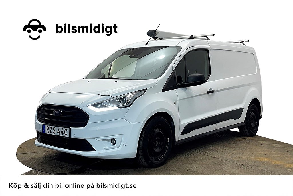 Ford Transit Connect 210 LWB 1.5 Drag Inredd 3sits Kamera Takräcke MOMS 100hk
