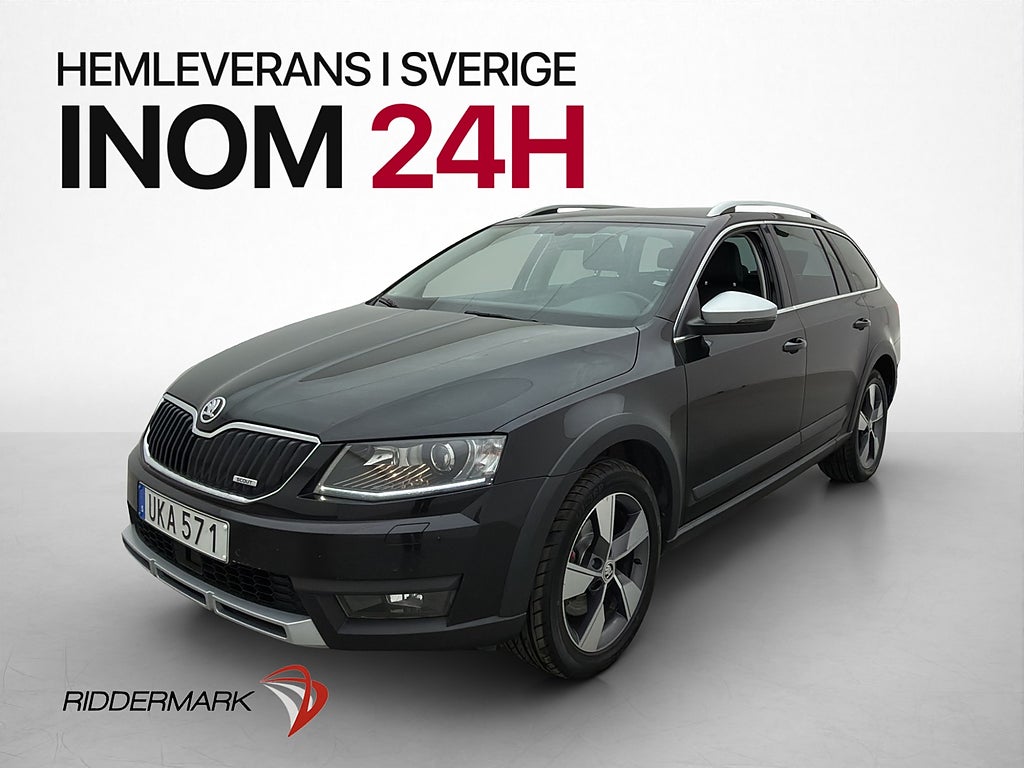 Skoda Octavia Scout 2.0 TDI 4x4 Premium Canton Värmare Drag