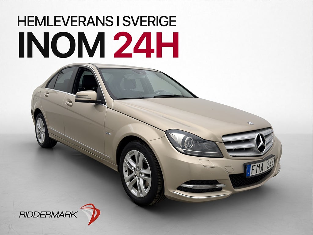 Mercedes-Benz C 220 170hk Avantgarde Farthållare Två-Brukare