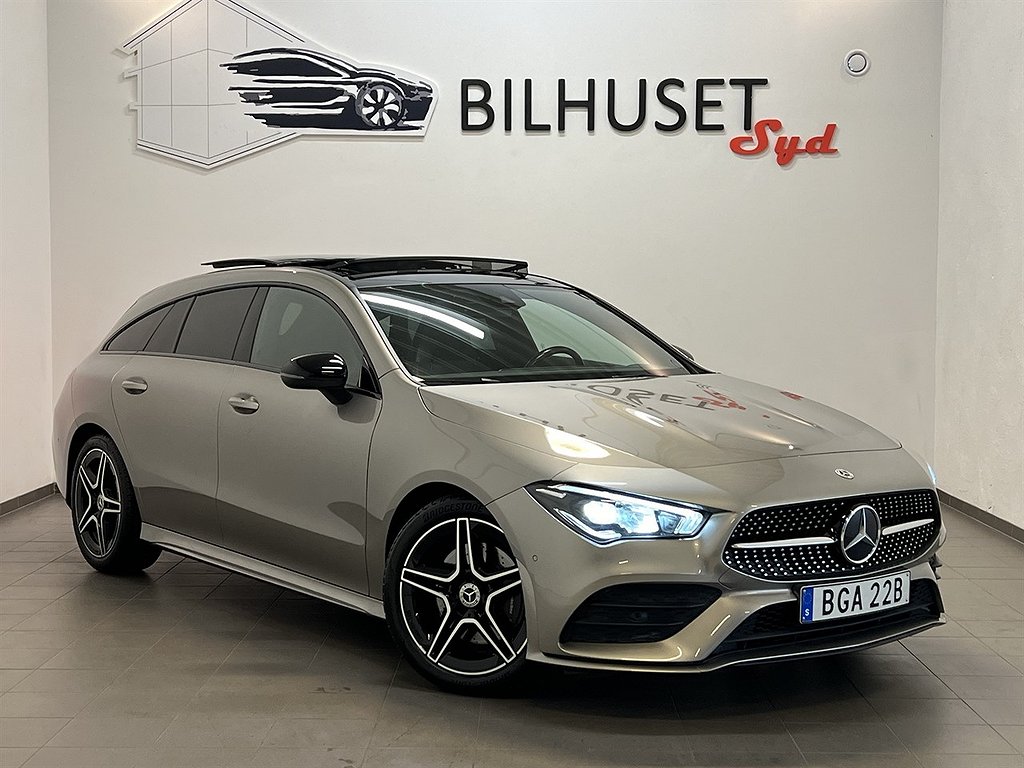 Mercedes-Benz CLA 200 163hk AMG Sport Pano/Värmare7Navi/Bkamera/Krok/NightP