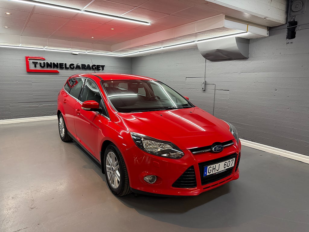 Ford Focus Kombi 1.0 EcoBoost Titanium 1-Ägare Nyservad 1000kr Avb