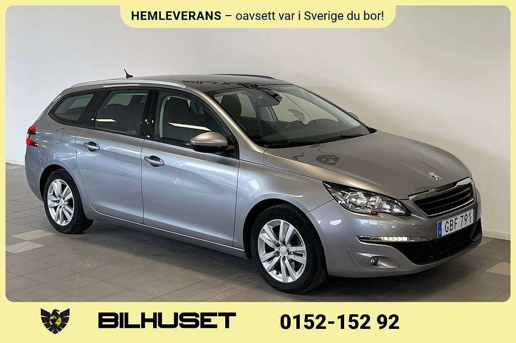 Peugeot 308 1.6 BlueHDi AUTOMAT M-VÄRM DRAG PANORAMA