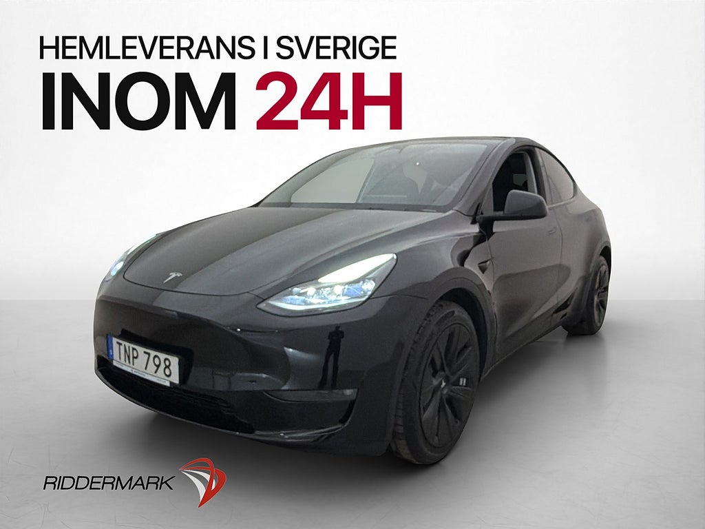 Tesla Model Y Long Range AWD Värmare Autopilot Svensksåld