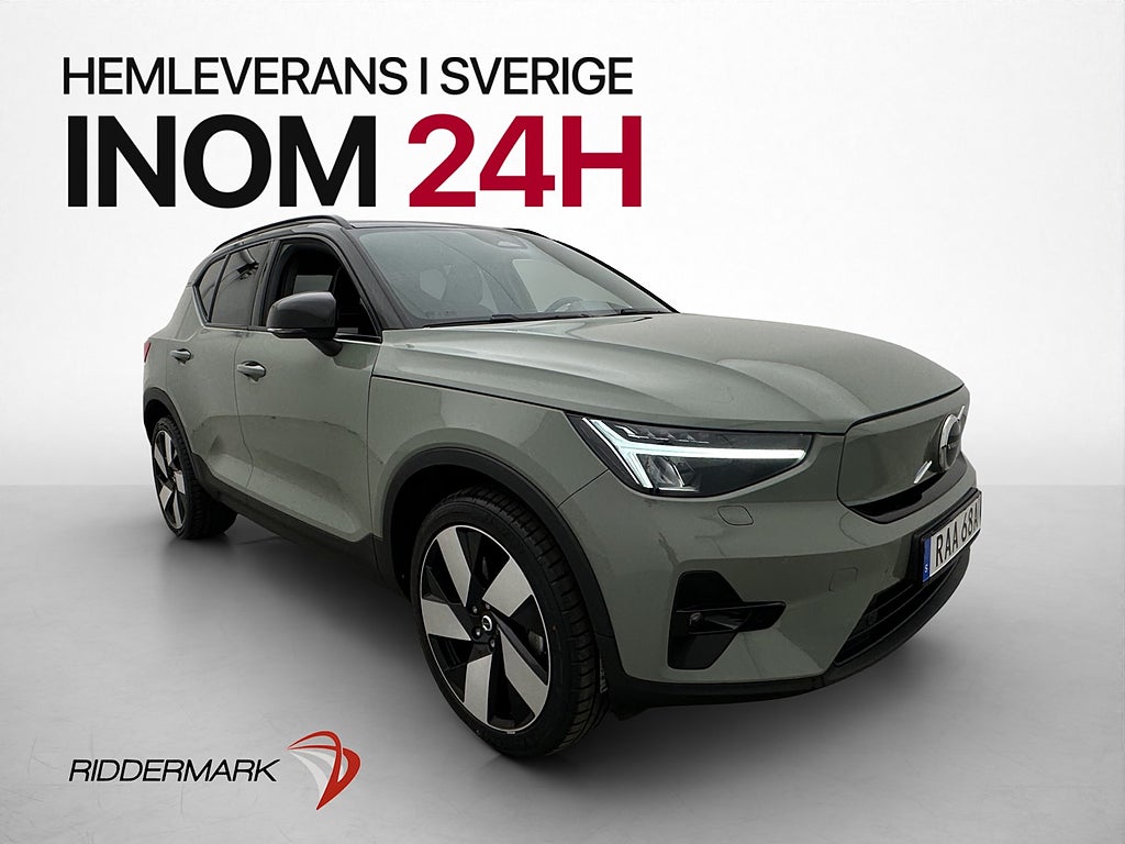Volvo XC40 Recharge 231hk Plus Edition Drag Navi Kamera Värm