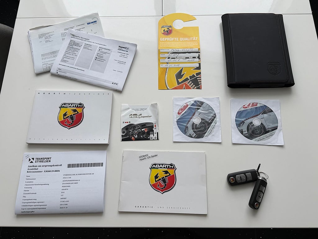Abarth 124 Spider 1,4 170hk Turbo Cabriolet Automat 2489/månaden 2018, bild 37