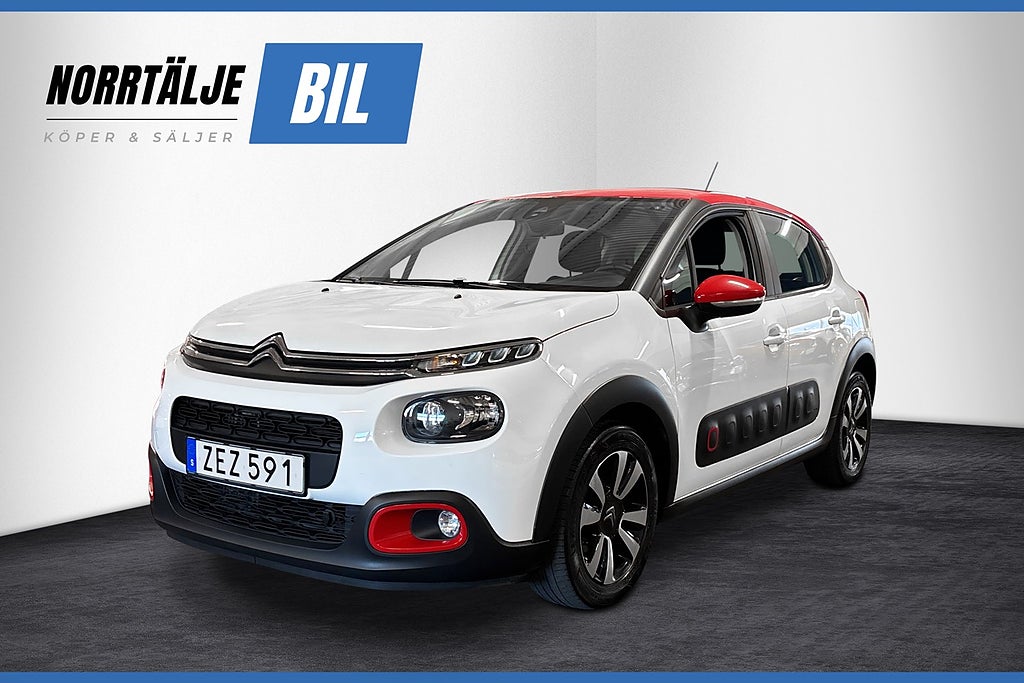 Citroën C3 1.2 110 HK AUT PDC M&K CARPLAY 5400 MIL 360 KR/ÅR 