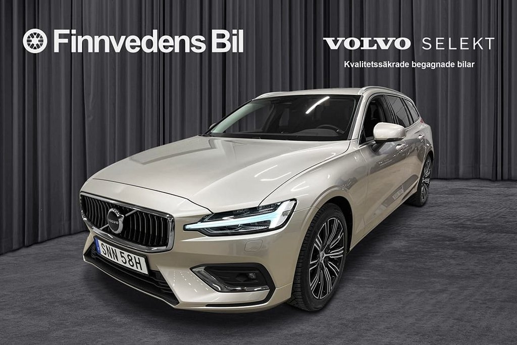 Volvo V60 B4 Bensin Plus Bright *0% RÄNTA/V-hjul/Drag/Moms/*