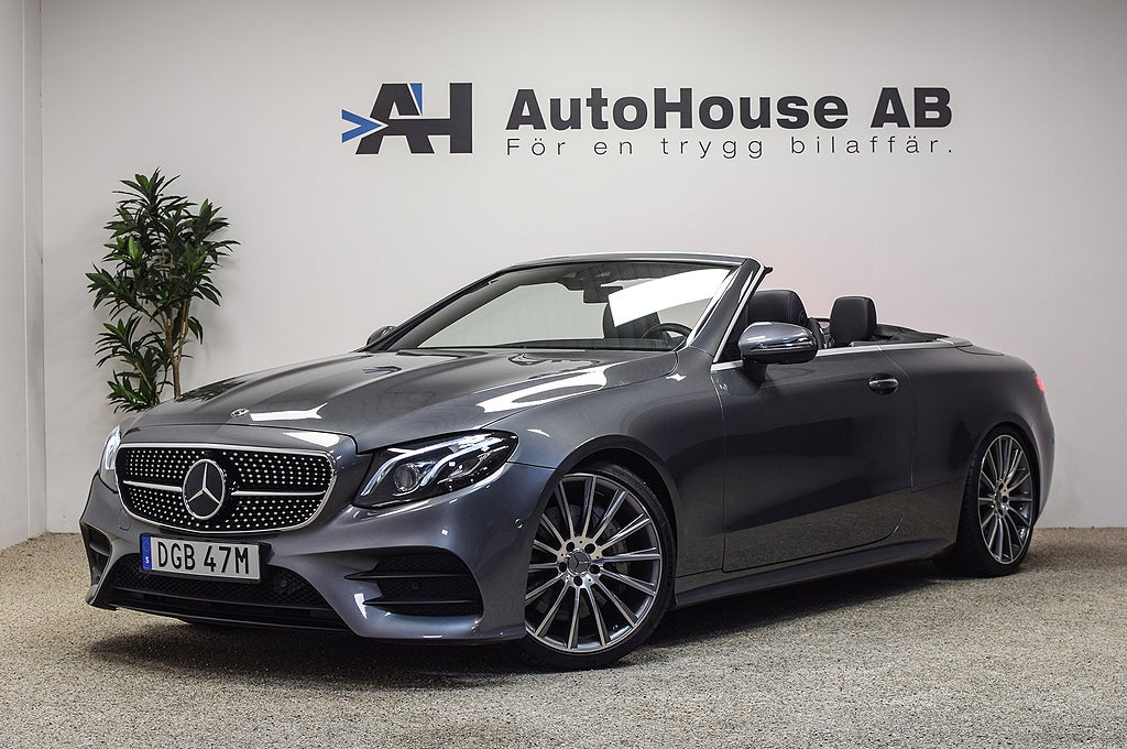 Mercedes-Benz E 450 4M Cabriolet 367HK AMG Line OBS SPEC!