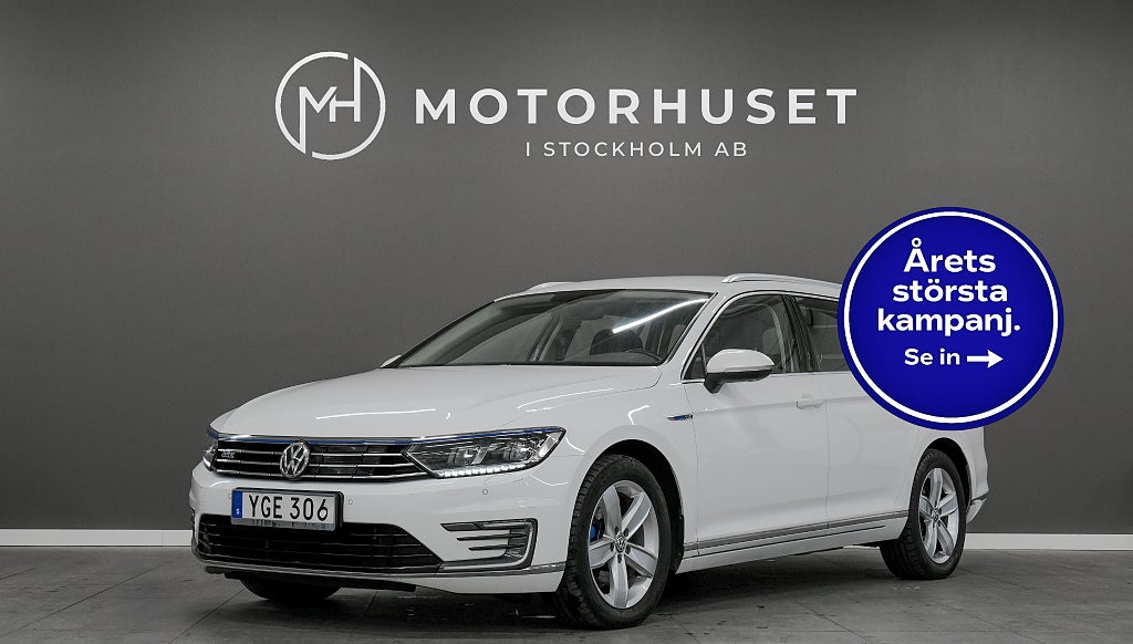 Volkswagen Passat Variant GTE 1.4 TSI 218hk Kamera Euro6 Keyless Farthåll