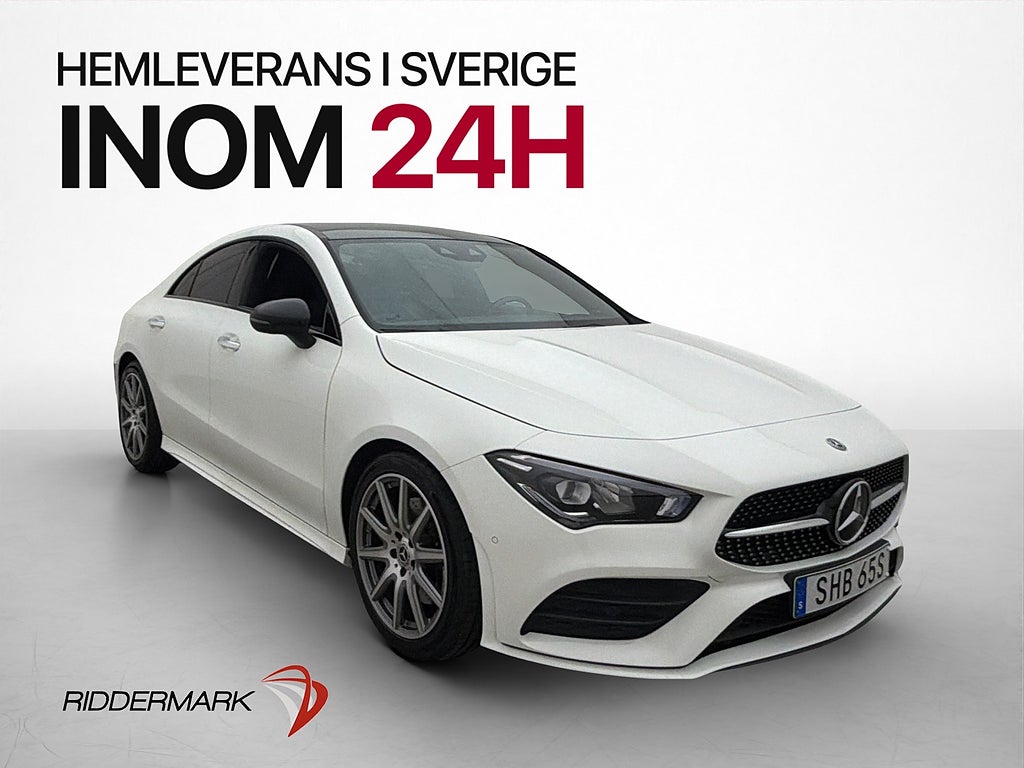 Mercedes-Benz CLA 220 190hk 4MATIC AMG Burmester Pano Kamera