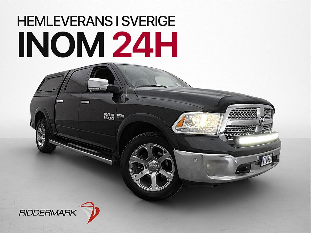 Dodge RAM 1500 Laramie 5.7 4x4 Luft Alpine Skinn Kåpa Kamera