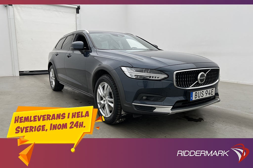 Volvo V90 Cross Country B4 197hk AWD Värm H/K Skinn VOC Drag