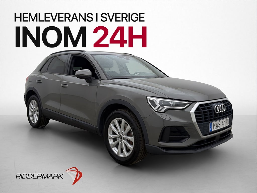 Audi Q3 45 TFSI e 245hk Proline Sensorer CarPlay Keyless LED