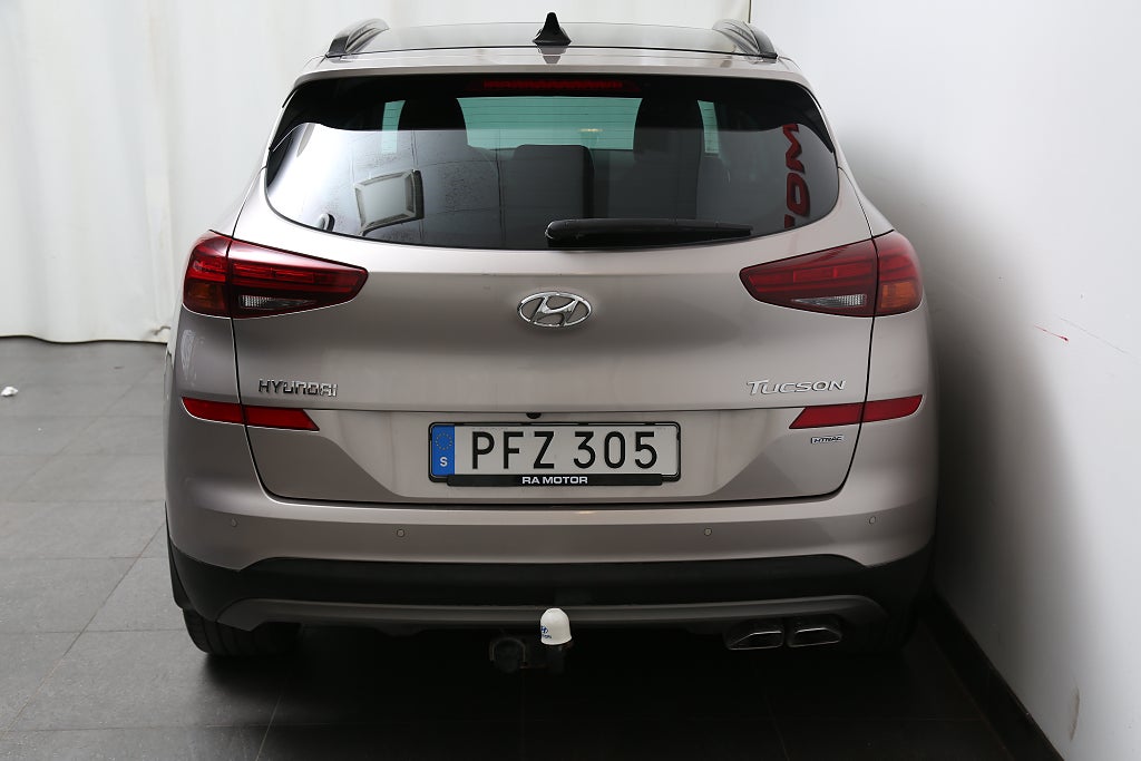 Hyundai Tucson 1,6 T-GDI 177hk Premium AWD Pano Skinn 360°-kamera Drag 2019