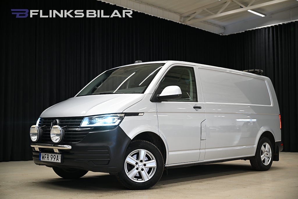 Volkswagen Transporter 4Motion DSG 150HK L2|Inredd|Dubbelgolv|LED|