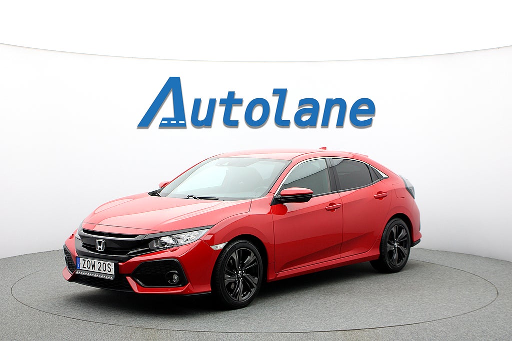 Honda Civic 1.0 CVT Elegance, Carplay, Navi, Kamera, LED-Ramp 126hk