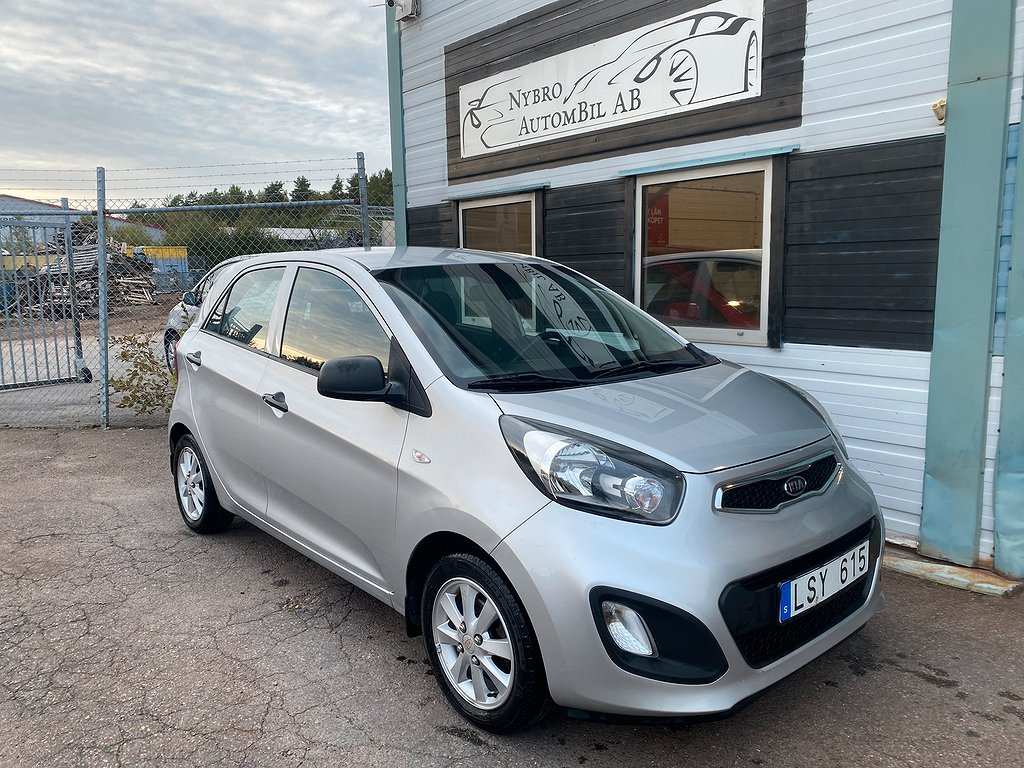 Kia Picanto 5-dörrar 1.0 MPI ECO, GLS Euro 5&Besiktad 