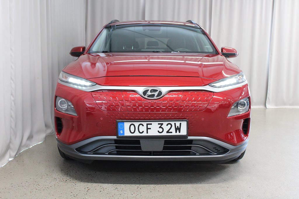 Hyundai Kona Electric 64 kWh 204HK, Premium, Trend, 1 Ägare, 94% SoH