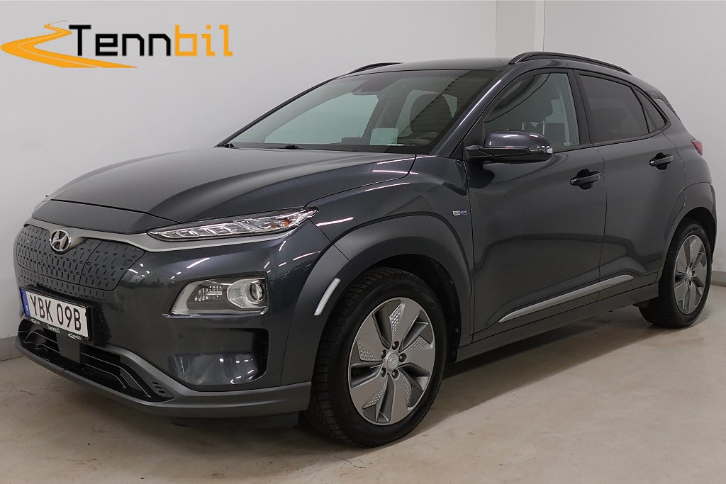 Hyundai Kona Electric 64 kWh Premium HUD Kamera Ventilerade Navi
