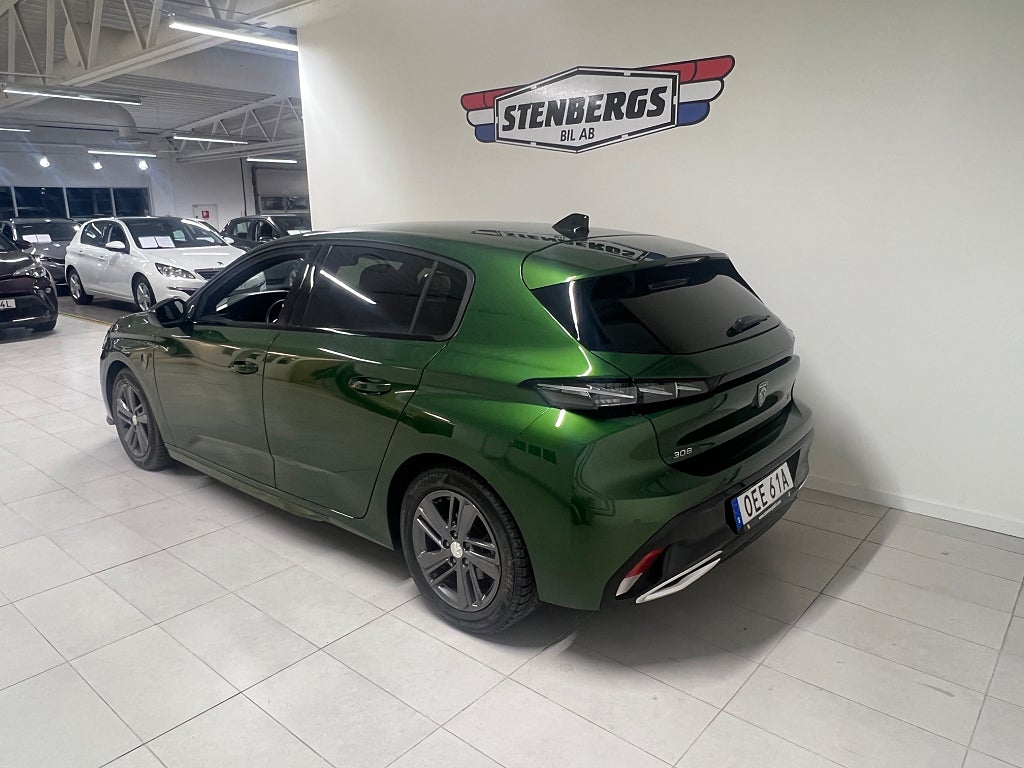 Peugeot 308 1.2 PT 130 EAT Euro 6 Sov Hjul Presentkort ICA 5000kr thumbnail