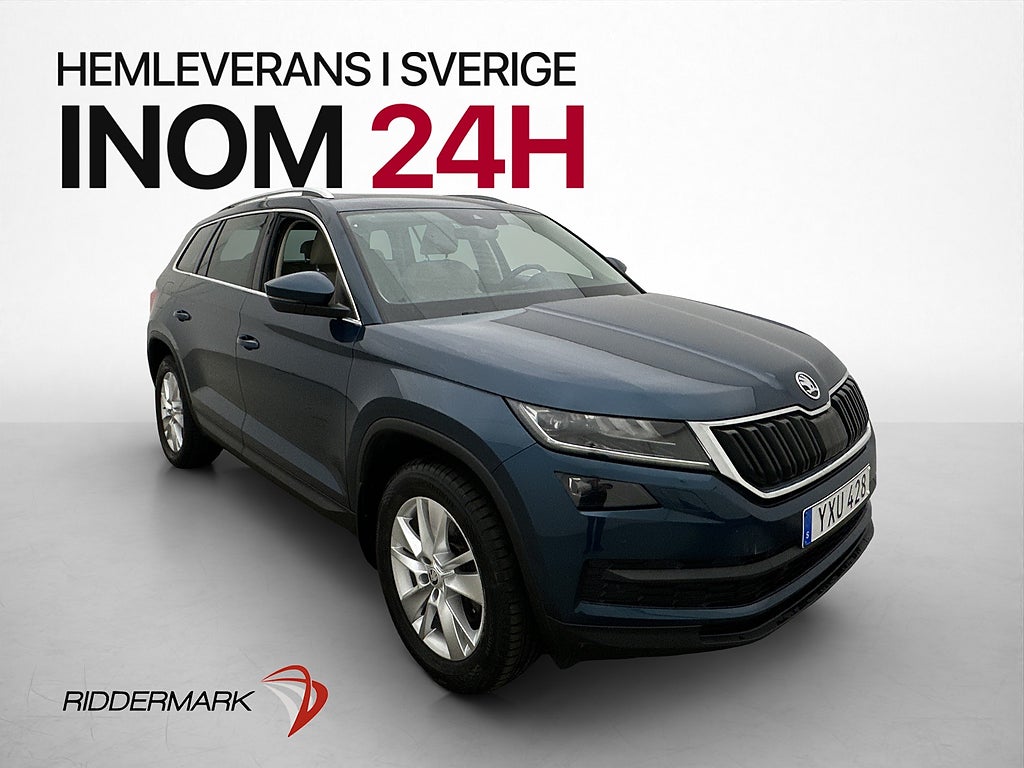 Skoda Kodiaq TDI 4x4 190hk 7-Sit Style Pano Canton Värm Drag