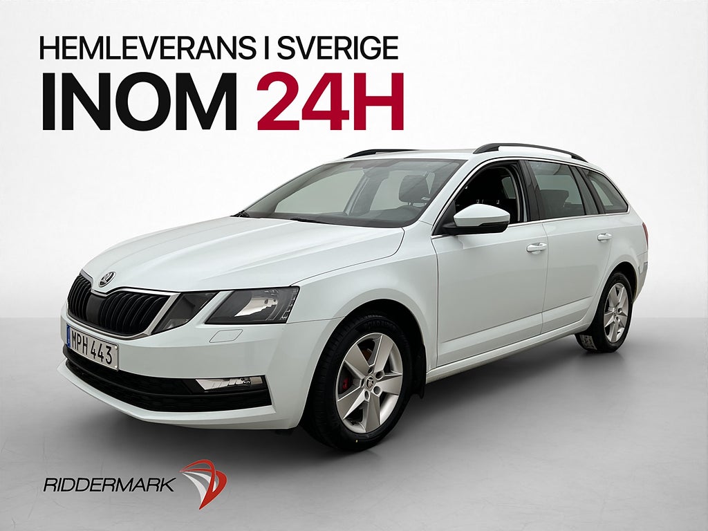 Skoda Octavia Kombi 1.0 TSI 115hk Värmare CarPlay Dragkrok
