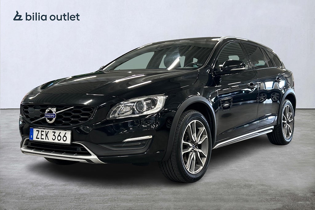 Volvo V60 Cross Country D3 Classic Pro 150hk P-värm Rattvärm P-sensor Läder