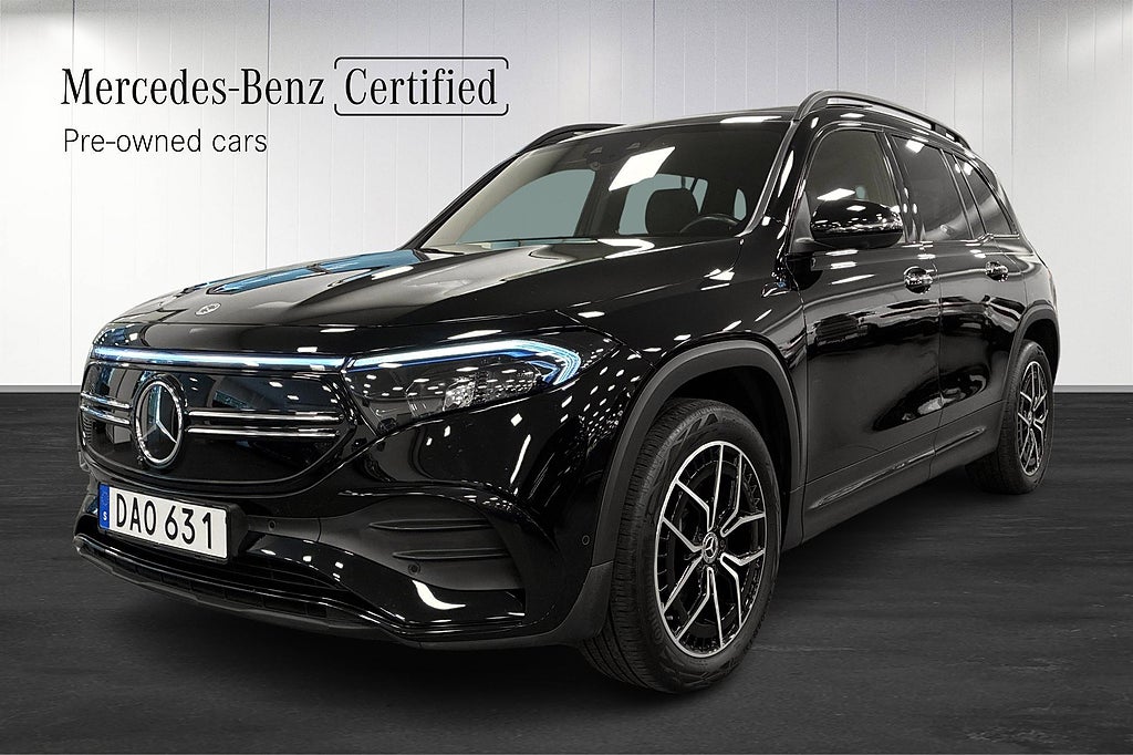 Mercedes-Benz EQB 300 4MATIC AMG Line 7-Sits Pano Elstolar Navi 360º 