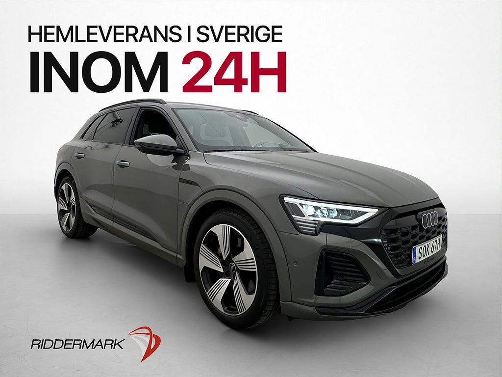 Audi q8-e-tron 50 Quattro S line Värmare Cockpit 360° Navi