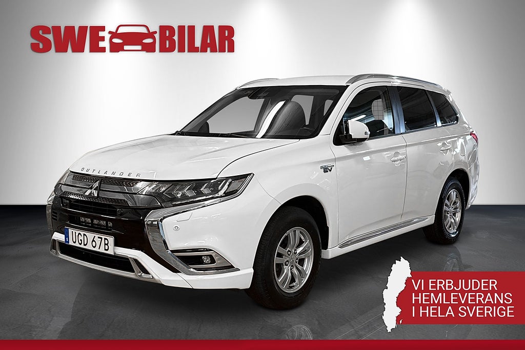 Mitsubishi Outlander PHEV CVT Fleet Edition B-Kam D-Värm Drag 