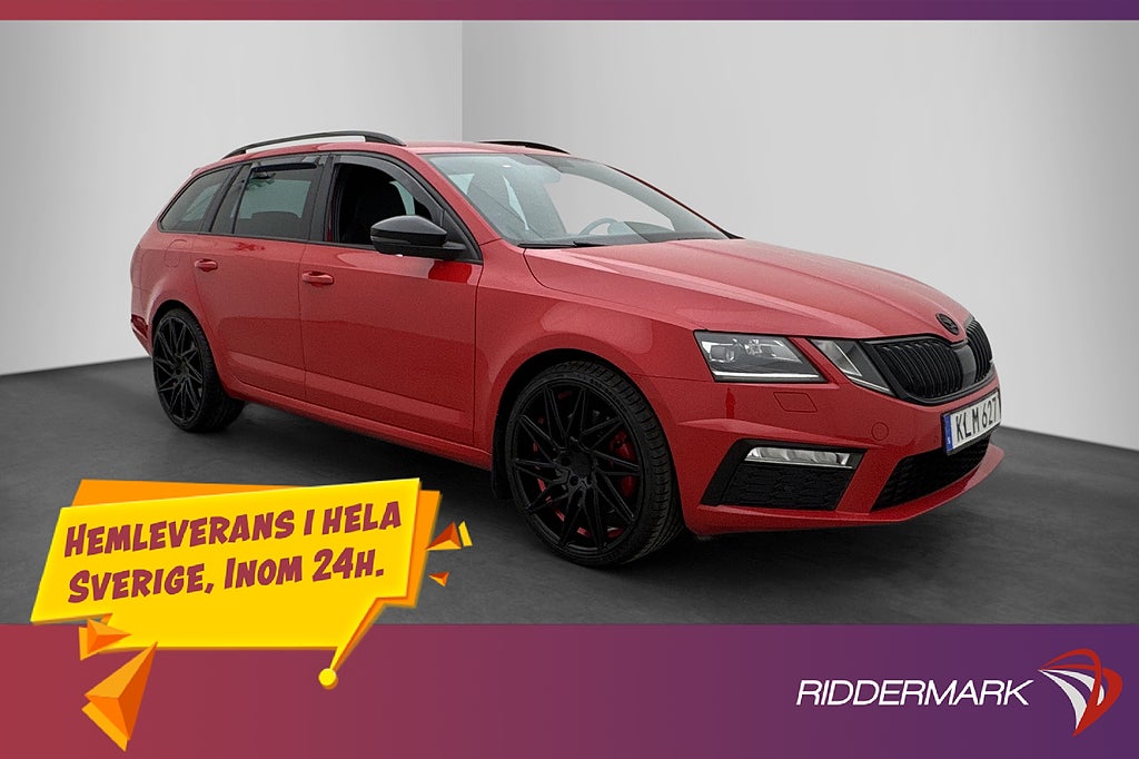 Skoda Octavia RS TSI 245hk Premium Canton Värm Kamera Drag