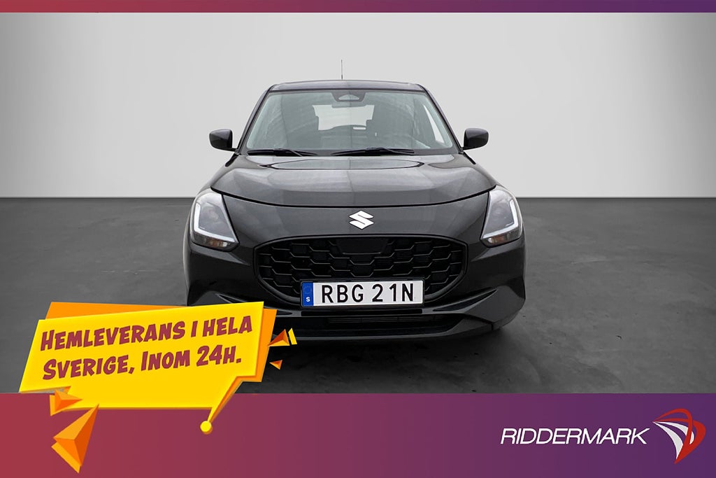 Suzuki Swift Hybrid 83hk Select Kamera CarPlay Döda-Vinkel