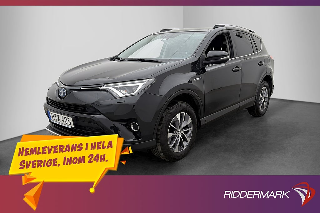 Toyota RAV4 Hybrid AWD Active Kamera Dragkrok Rattvärme