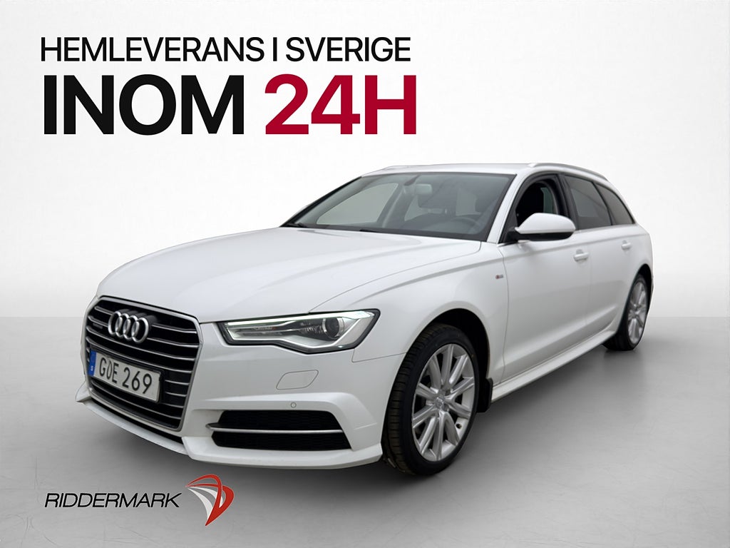 Audi A6 Avant Q 190hk S-Line P-Sensorer Farthållare 0,5l/mil