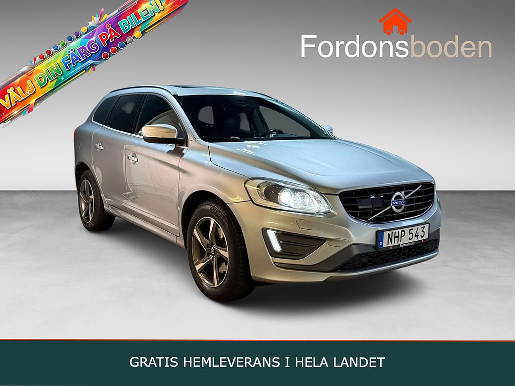 Volvo XC60 D4 AWD Polestar R-Design Pano Navi Drag 220hk