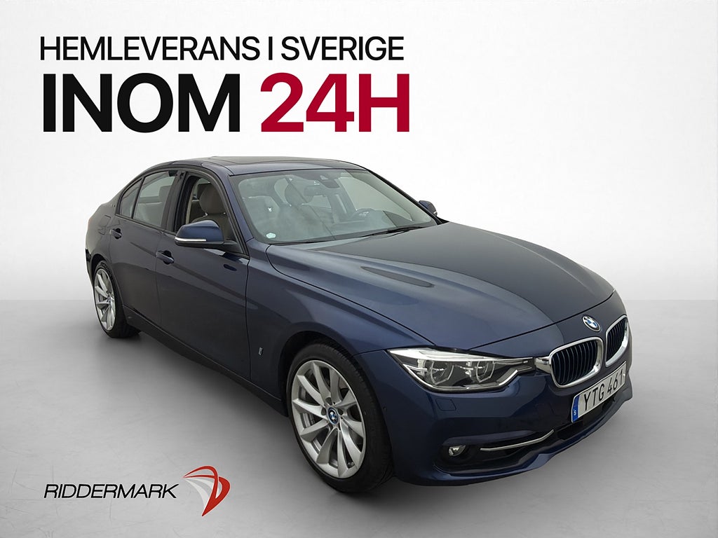 BMW 330e Sport line Taklucka HUD HiFi Kamera Navi Halvskinn