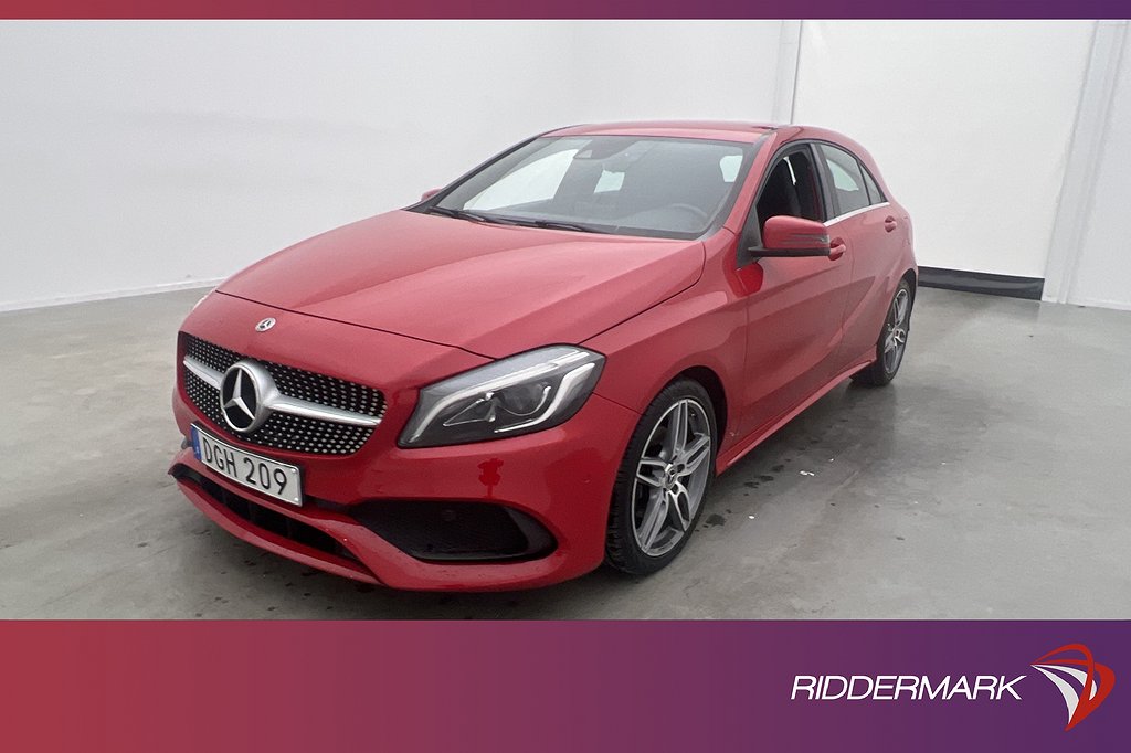 Mercedes-Benz A 180 122hk AMG Sport Backkamera Halvskinn