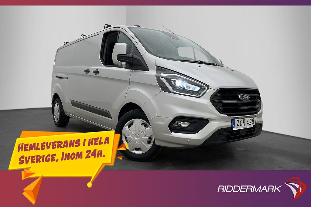 Ford transit-custom L2 Värmare Drag 2xDörr CARPLAY B-Kamera