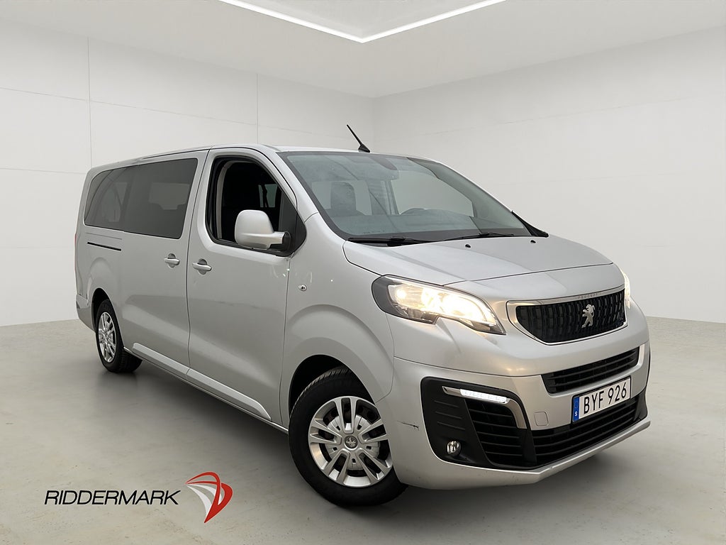 Peugeot Expert ExtraLång Drag Kamera Farthållare 9-Sits Moms
