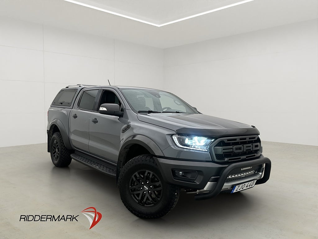Ford Ranger Raptor 213hk 4x4 Värm L-Släde CARPLAY Kåpa Moms