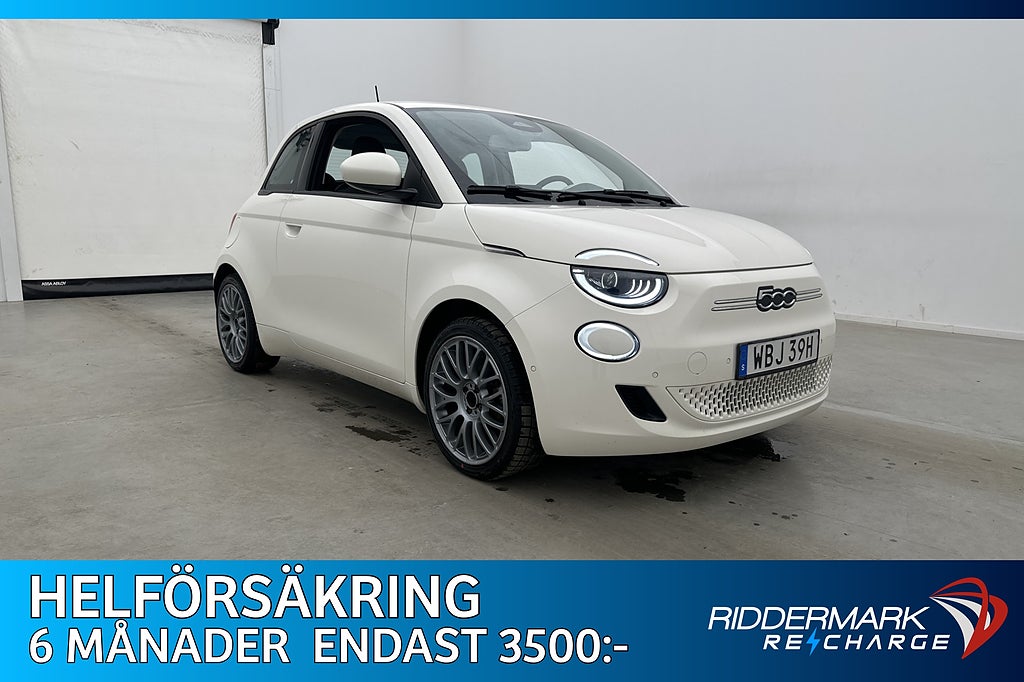 Fiat 500 e 42kWh 118hk B-Kamera Navi Bluetooth