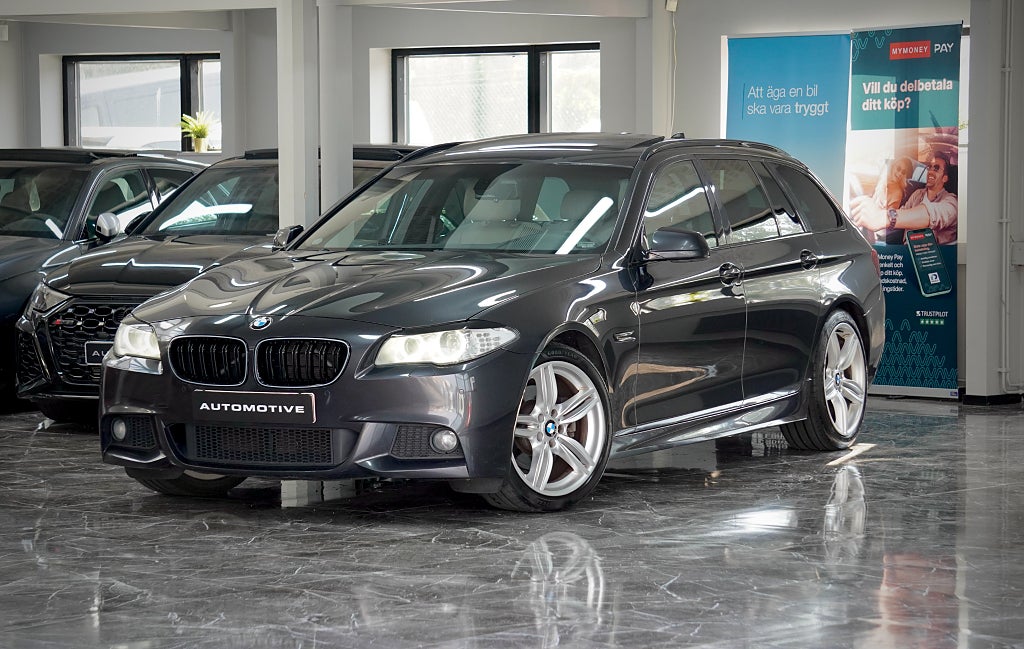BMW 520 d Touring 184hk M Sport pano skinn  Drag 