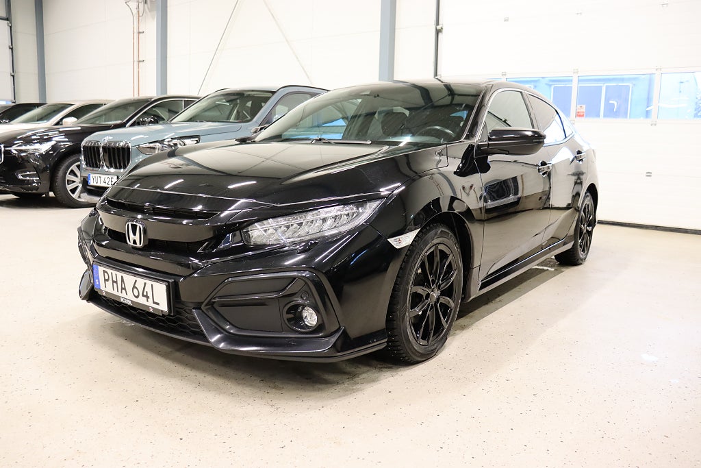 Honda Civic 5-dörrar 1.0 CVT Elegance 1-Ägare Navi B-Kam 126hk
