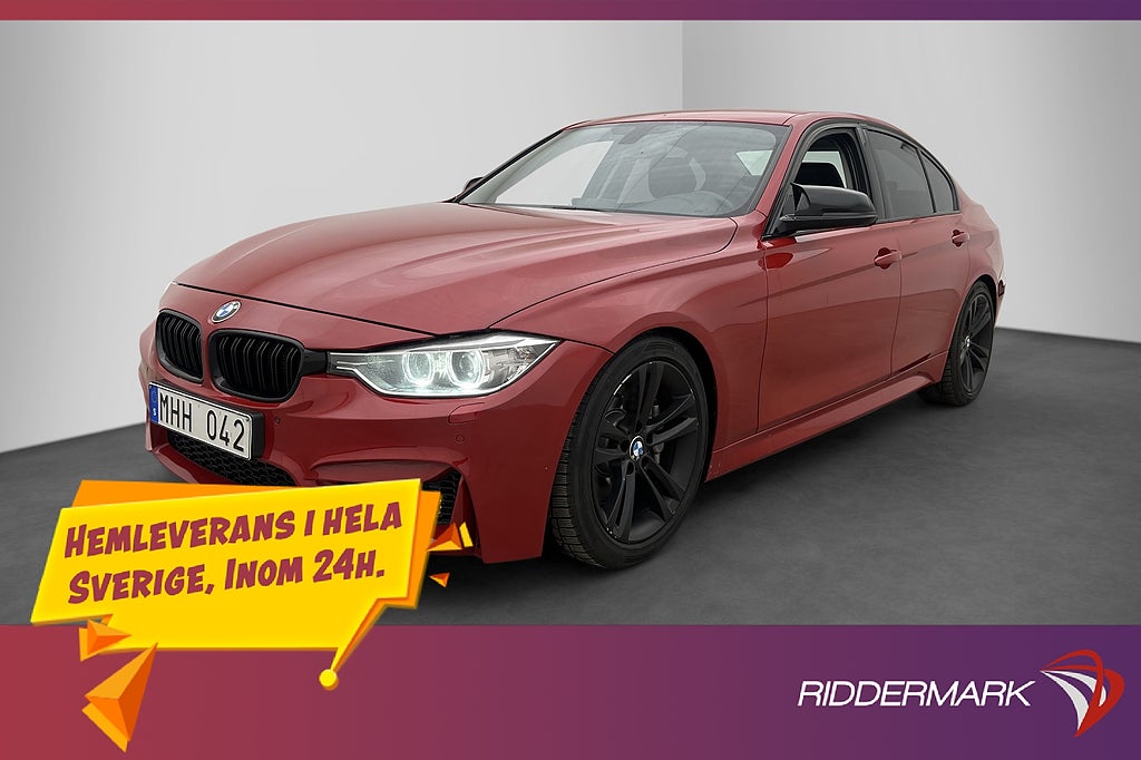 BMW 335i Hifi Sensorer Rattvärme Navi Skinn Farthållare