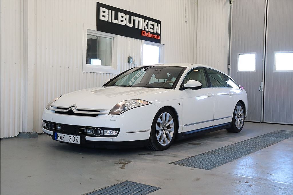 Citroën C6 3.0 V6 HDi Aut 241hk M-värm Drag 2-ägare Head-Up