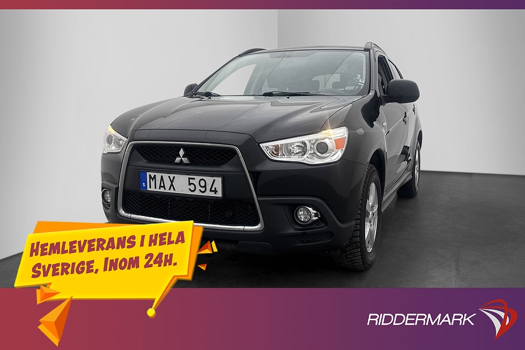 Mitsubishi ASX 1.8 150hk Comfort M&K-Värmare Skinn Dragkrok