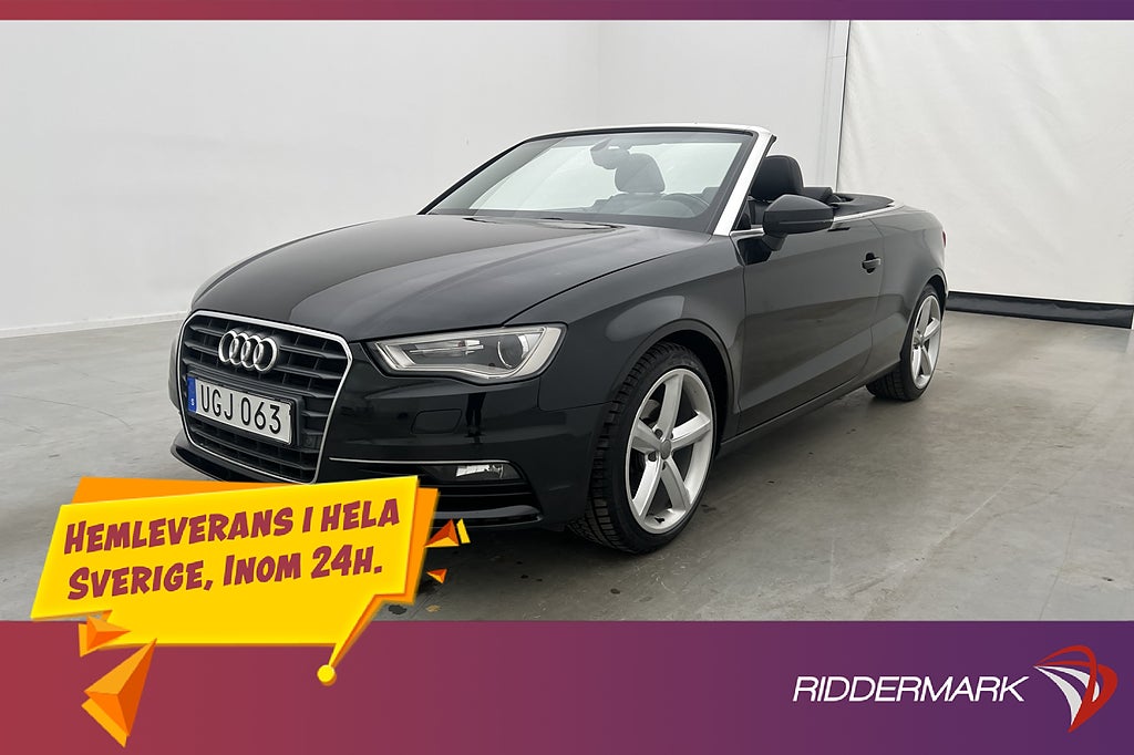 Audi A3 Cabriolet 1.4 TFSI 125hk M&K-Värmare Navi P-Sensorer