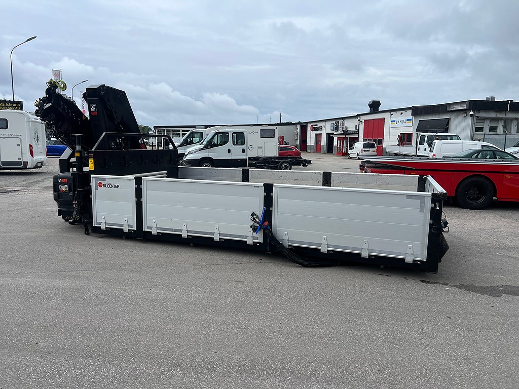 Övriga Kranflak Hiab 232-E5 kran & Schaktlucka