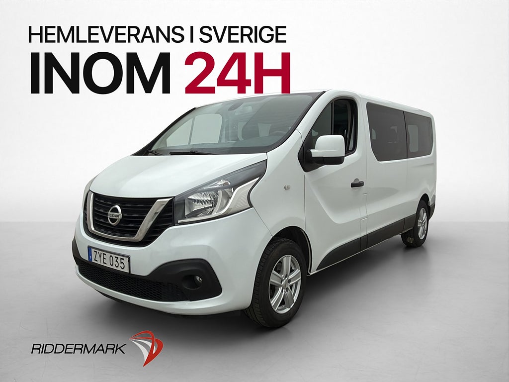 Nissan NV300 Kombi Lång 1.6 Värmare Dragkrok B-Kamera 9-Sits
