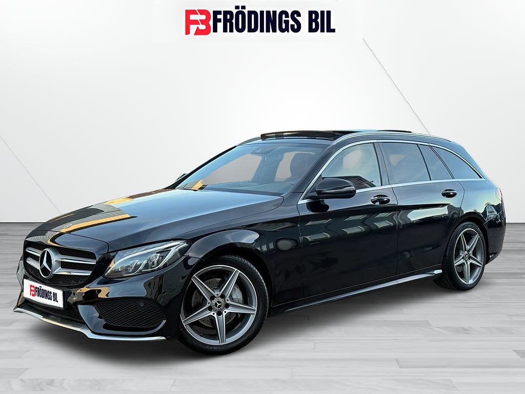 Mercedes-Benz C 220 T d 9G-Tronic AMG Euro 6 PANO/BURMESTER/DRAG/KAMERA